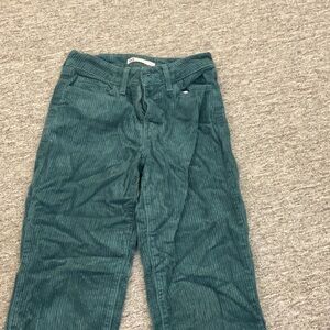 Green Corduroy Pants